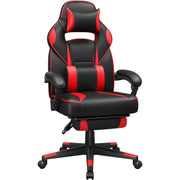 Gaming Stuhl mit Fußstütze und Kopfstütze ergonomisch von Songmics
