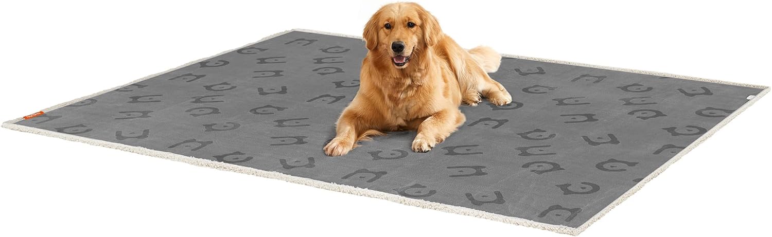 Wasserdichte Hundedecke XXL 203x152cm Fleece maschinenwaschbar von Songmics