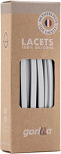 Elastische Schnürsenkel Flexibel Ohne Binden Schmal Silikon Cloud von Gorilla Lacets