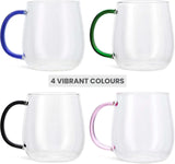 Glastassen farbige Henkel 4er-Set von Uberstar