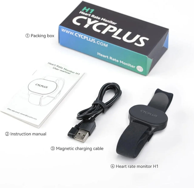 Herzfrequenzsensor H1 Pulssensor Handgelenkgürtel Fitnessmonitor von Cycplus