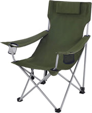 Campingstuhl faltbar 81x70x91 cm Schwarz 150 kg von Songmics