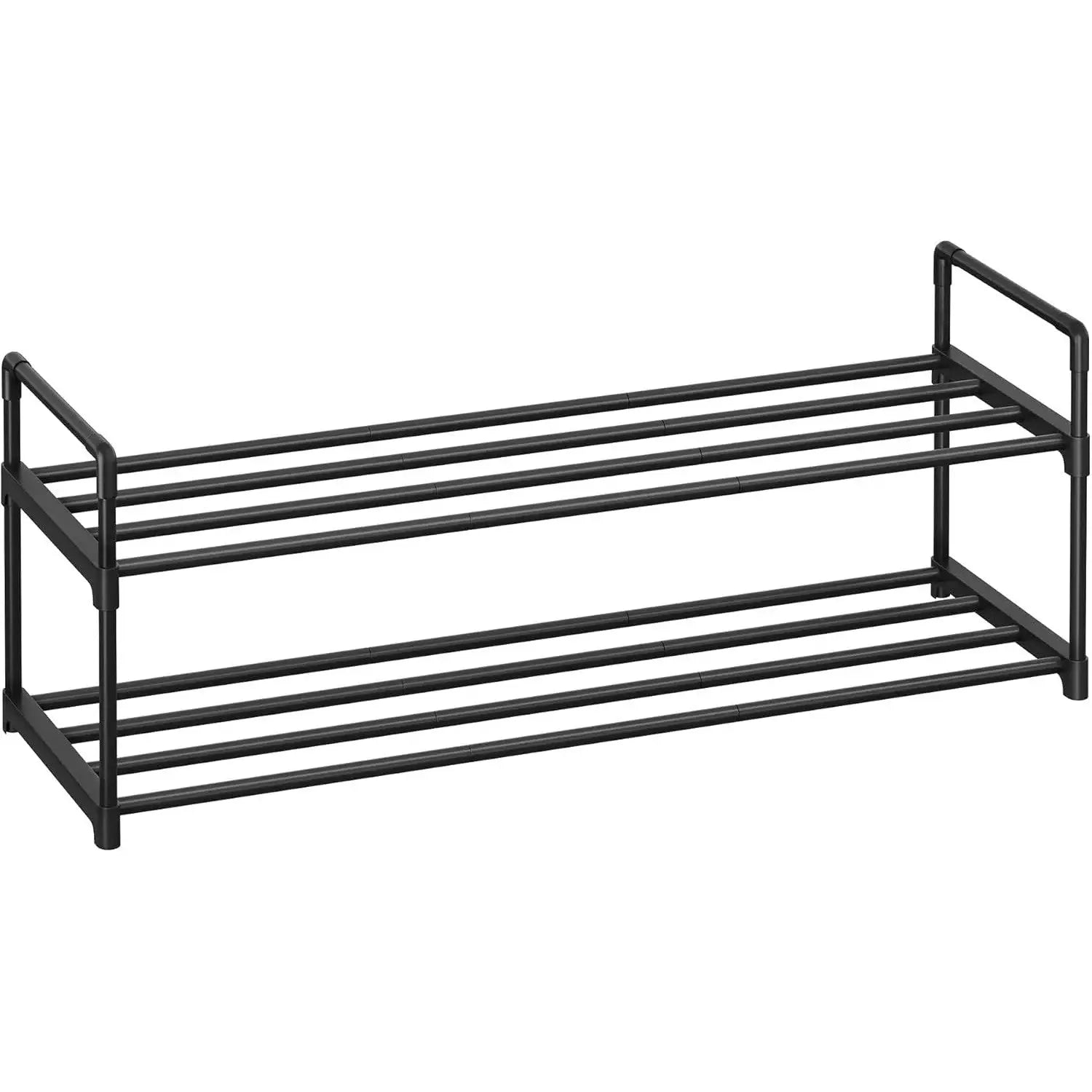 Schuhregal 2 Ebenen Schuh-Organizer Stapelbar von Songmics