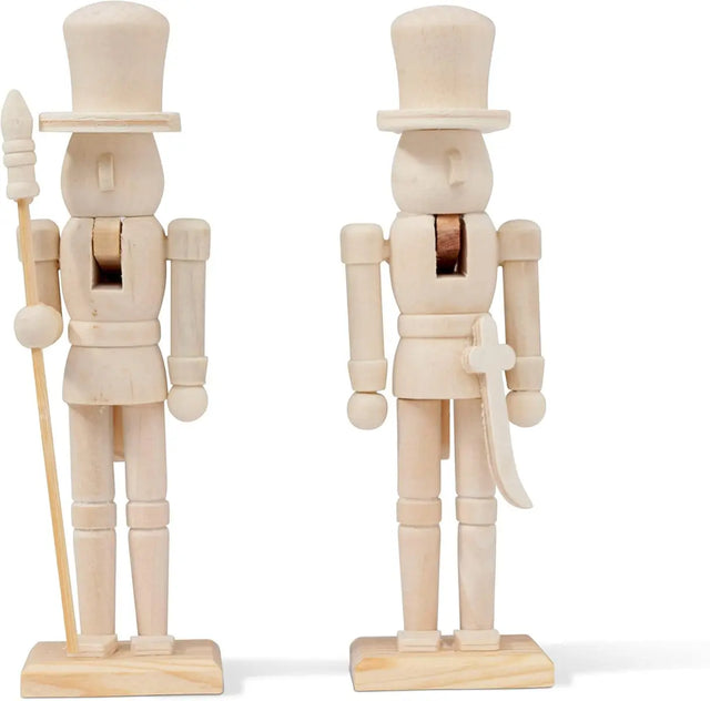 Weihnachts-Nussknacker Painting Set 2 Stück von Twiddlers