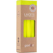 Elastische Schnürsenkel Flexibel Ohne Binden Breit Silikon Neon Yellow von Gorilla Lacets