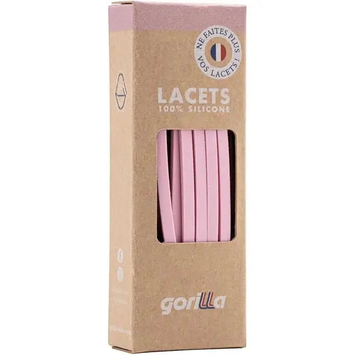 Elastische Schnürsenkel Flexibel Ohne Binden Schmal Silikon Marshmallow von Gorilla Lacets