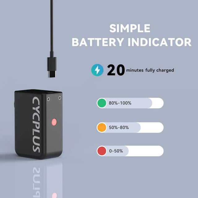 Fahrradpumpe AS2 Elektrisch Mini Kompressor Akku von Cycplus