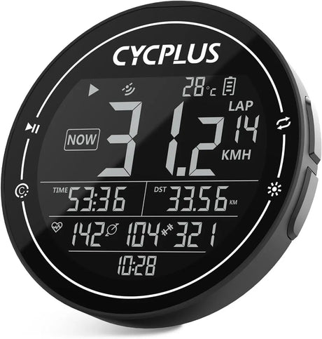 Fahrradcomputer M2 GPS Kabellos 2.5 Zoll LCD von Cycplus