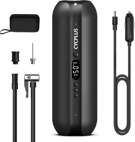 Luftpumpe AL1 150PSI Elektrischer Kompressor Tragbar All-In-One Akku von Cycplus