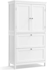 Badezimmerschrank mit Schubladen klassikweiss von Songmics