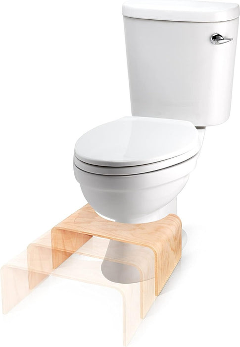 Toilettenhocker Holz Natur von Well Care