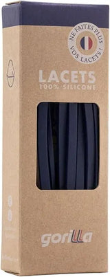 Elastische Schnürsenkel Flexibel Ohne Binden Schmal Silikon Grand Blue von Gorilla Lacets