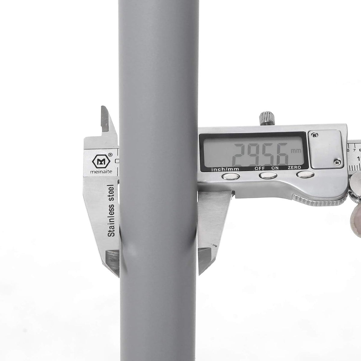 Kleiderständer auf Rollen 2 Stangen 87-150 cm Grau von Songmics