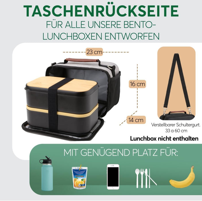 Lunch Bag Isoliert schwarz von Umami