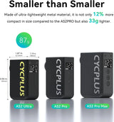 Fahrradpumpe AS2Ultra Elektrisch Mini Kompressor Akku von Cycplus