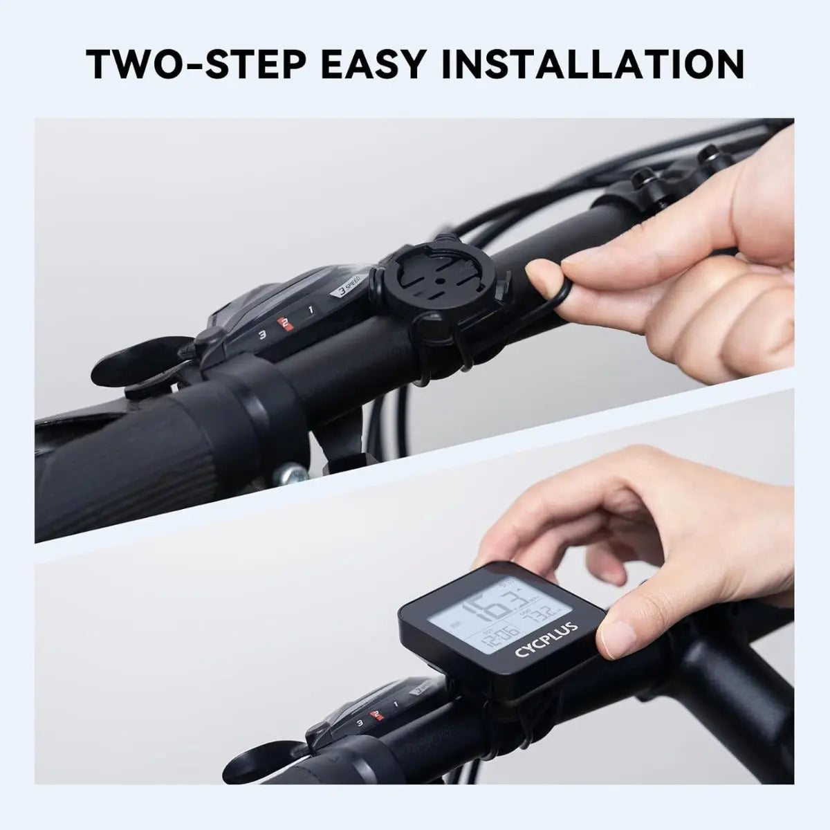 Fahrradcomputer G1 GPS Kabellos Kompakt 1.2 Zoll LCD von Cycplus