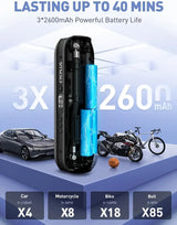 Luftpumpe AL1 150PSI Elektrischer Kompressor Tragbar All-In-One Akku von Cycplus