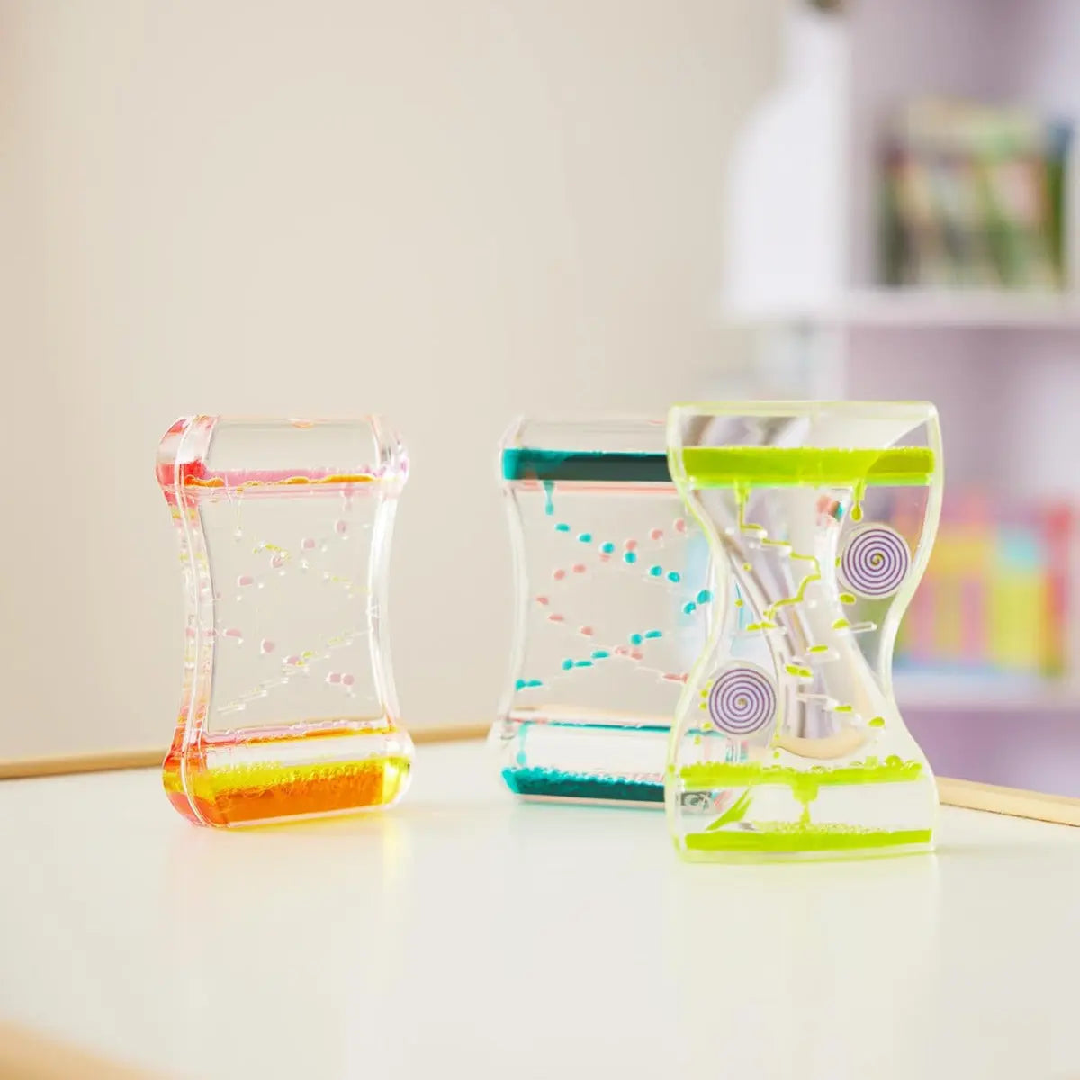 Flüssige Sanduhr Stepping Liquid Motion Timer 3er-Set von Twiddlers
