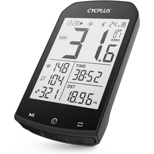 Fahrradcomputer M1 GPS Kabellos 2.9 Zoll LCD von Cycplus