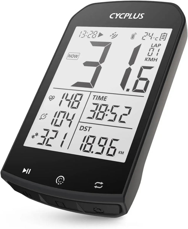 Fahrradcomputer M1 GPS Kabellos 2.9 Zoll LCD von Cycplus