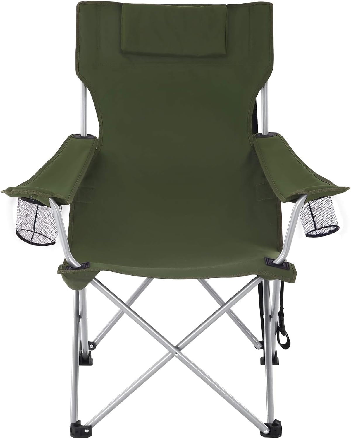 Campingstuhl faltbar 81x70x91 cm Schwarz 150 kg von Songmics