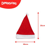 Santa Mütze rot grün 20 Stück von Twiddlers