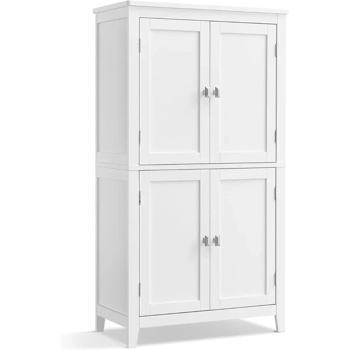 Badezimmerschrank mit verstellbaren Ablagen klassikweiss von Songmics