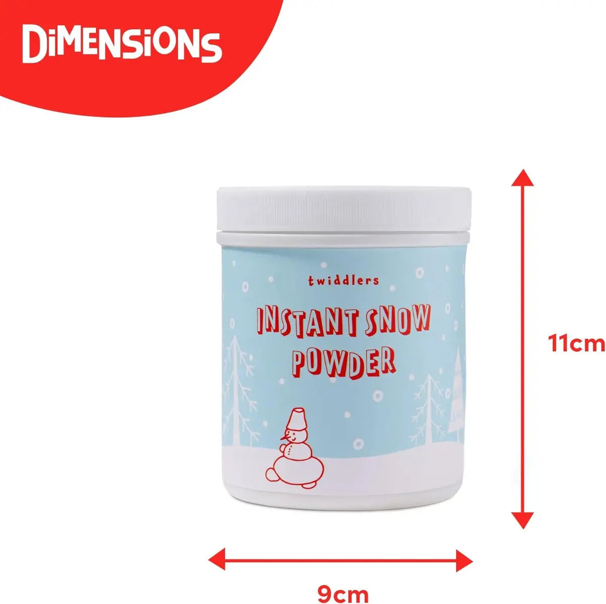 Kunstschnee DIY 2 Stück von Twiddlers