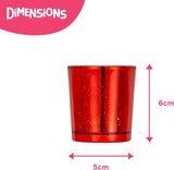 Windlicht rot 15 Stück von Twiddlers