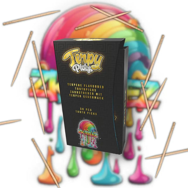 Terpy Picks Zahnstocher mit Geschmack Zkittlez von Wunder Zahnstocher