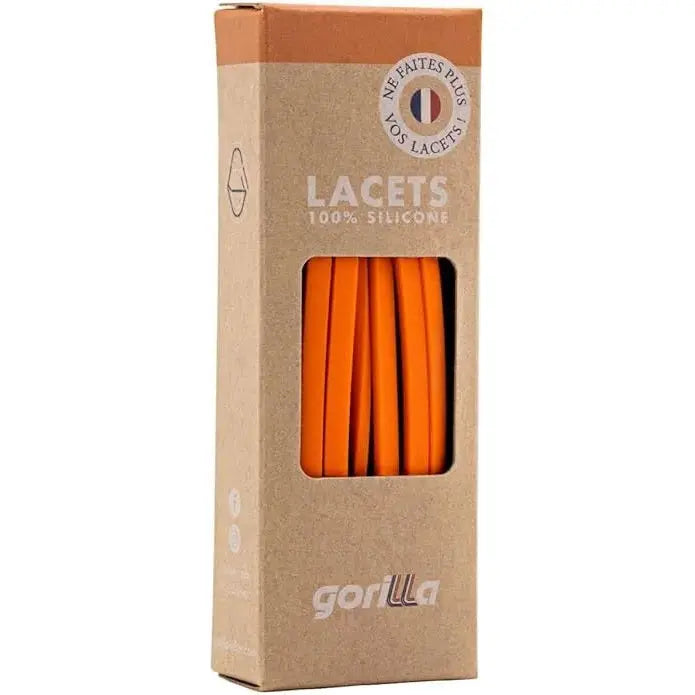 Elastische Schnürsenkel Flexibel Ohne Binden Schmal Silikon Flame von Gorilla Lacets