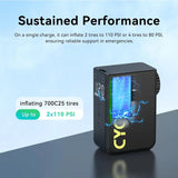 Fahrradpumpe AS2Ultra Elektrisch Mini Kompressor Akku von Cycplus