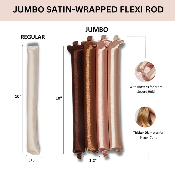 Satin Jumbo Flexi Rods 4er-Set von Kitsch