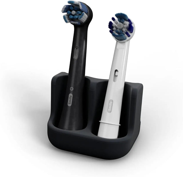 Aufsteckbürstenhalter 2er Schwarz von Qikfresh