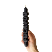 Kerze Taper candle F*CK YOU schwarz von Taper Candles