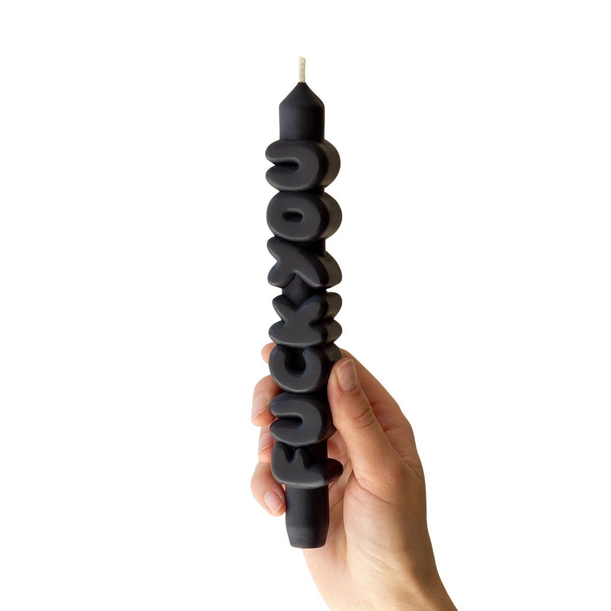 Kerze Taper candle F*CK YOU schwarz von Taper Candles
