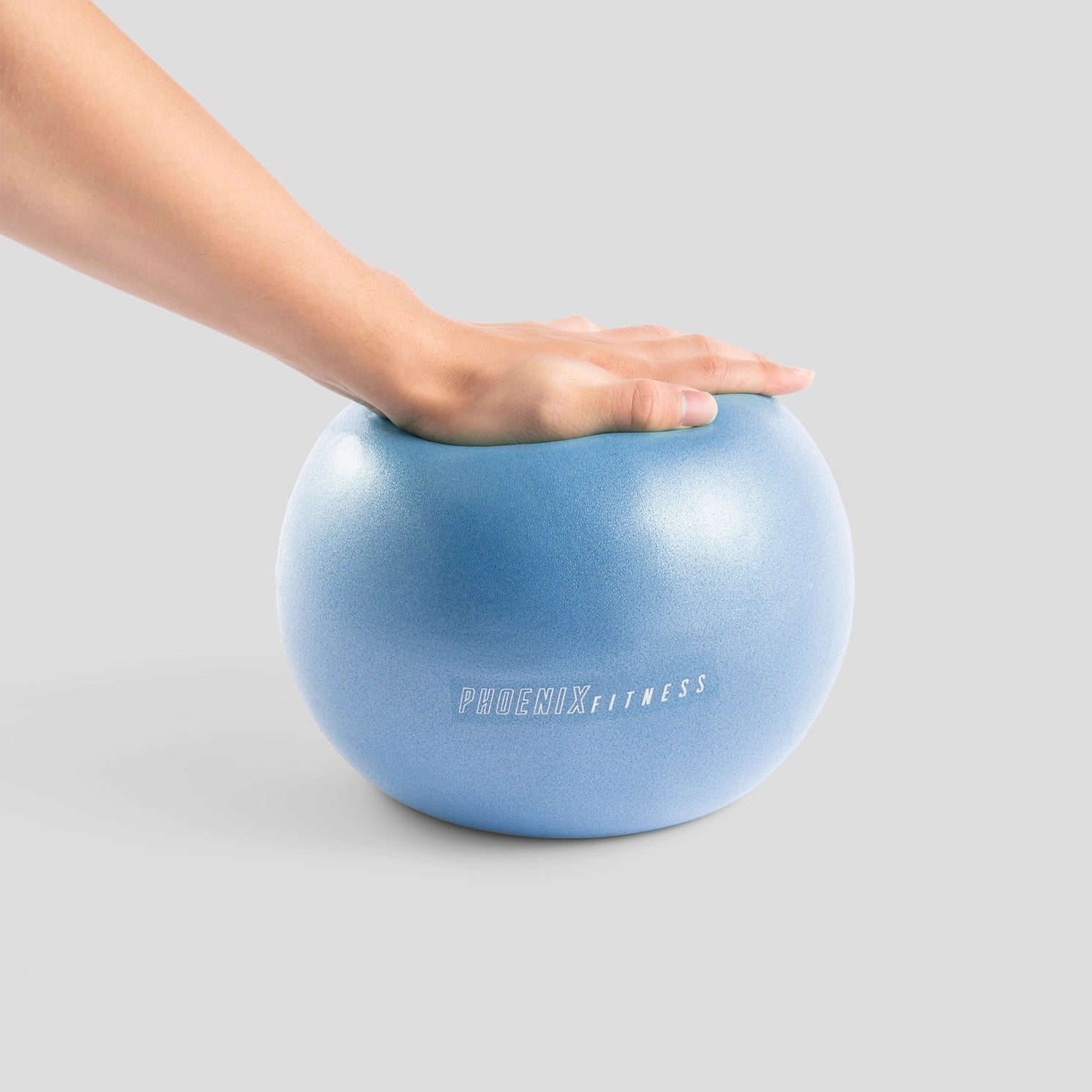 Pilates Übungsball 23cm Aufblasbar Blau von Phoenix Fitness