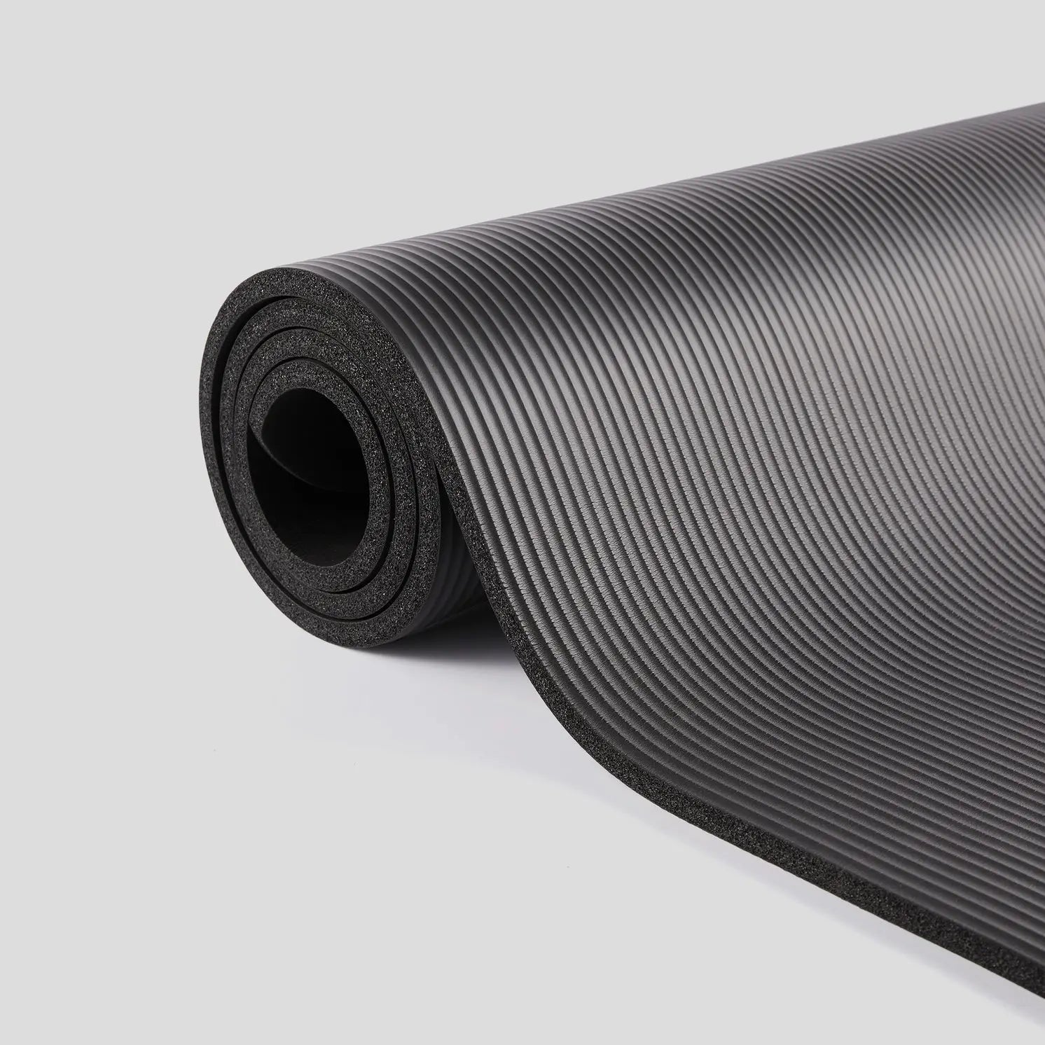 Fitnessmatte aus NBR-Schaum Schwarz von Phoenix Fitness