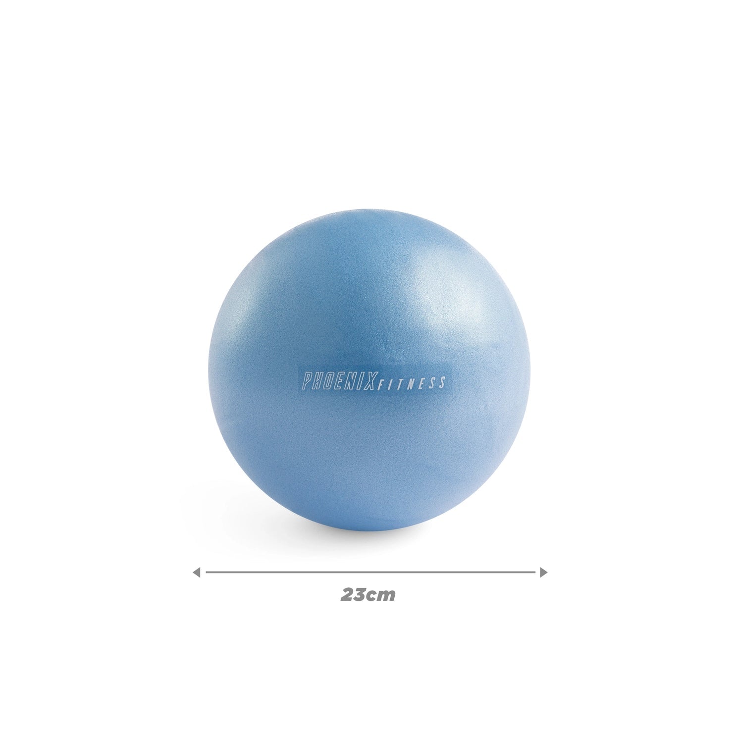 Pilates Übungsball 23cm Aufblasbar Blau von Phoenix Fitness