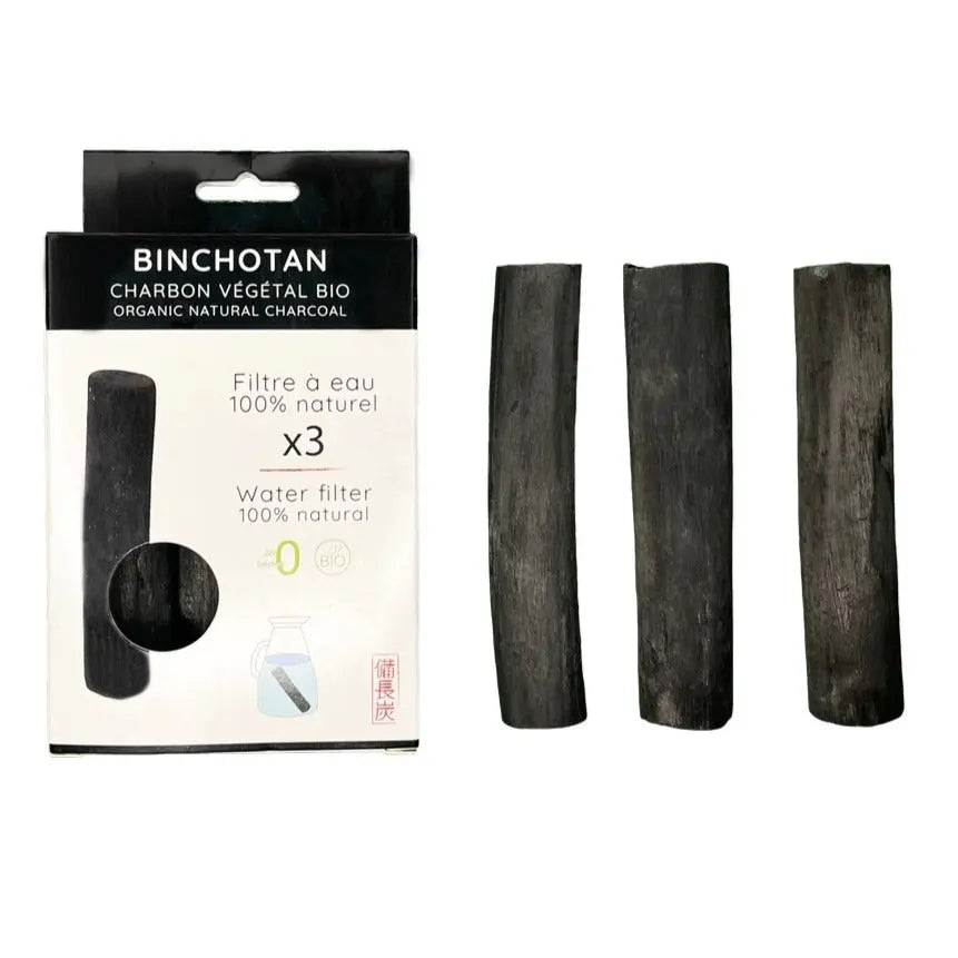 Binchotan Aktivkohle Wasserfilter 3er Set von Bijin