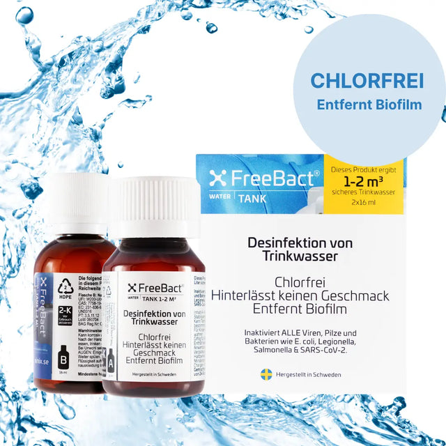 Freebact Tank 1–2 Kubikmeter Trinkwasserdesinfektion von Xinix
