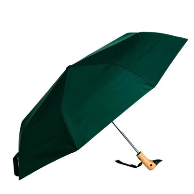 Umweltfreundlicher Regenschirm aus recycelten Materialien Waldgrün