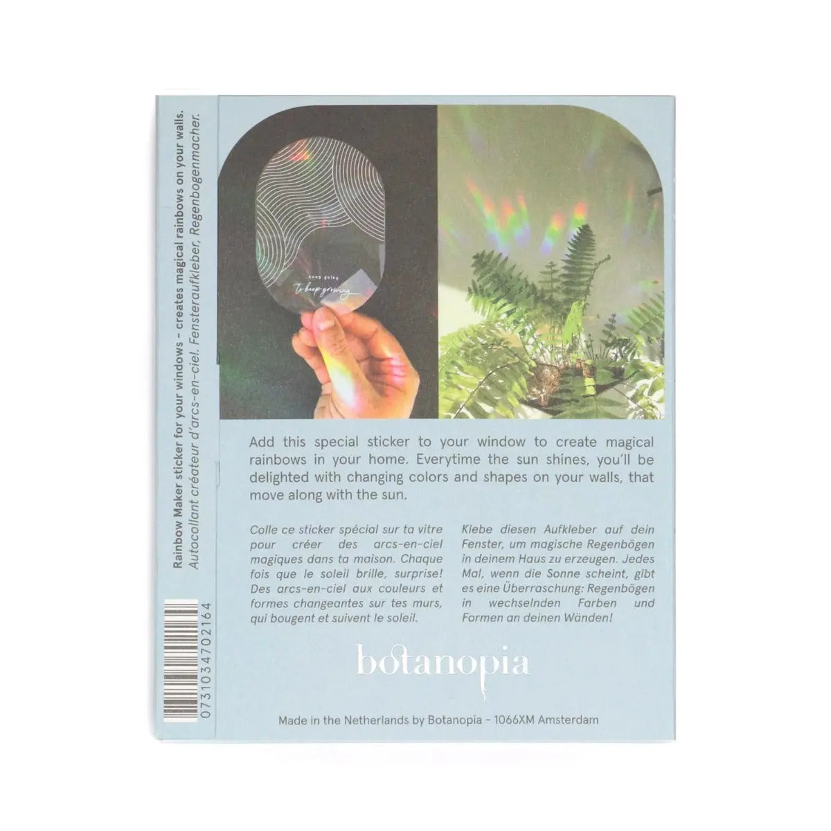 Sonnenfänger Fenstersticker Keep going to keep growing von Botanopia