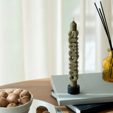 Kerze Taper candle CONGRATS Olive Green von Taper Candles