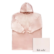 Satinhoodie Glazey Blush von Kitsch