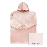 Satinhoodie Glazey Blush von Kitsch