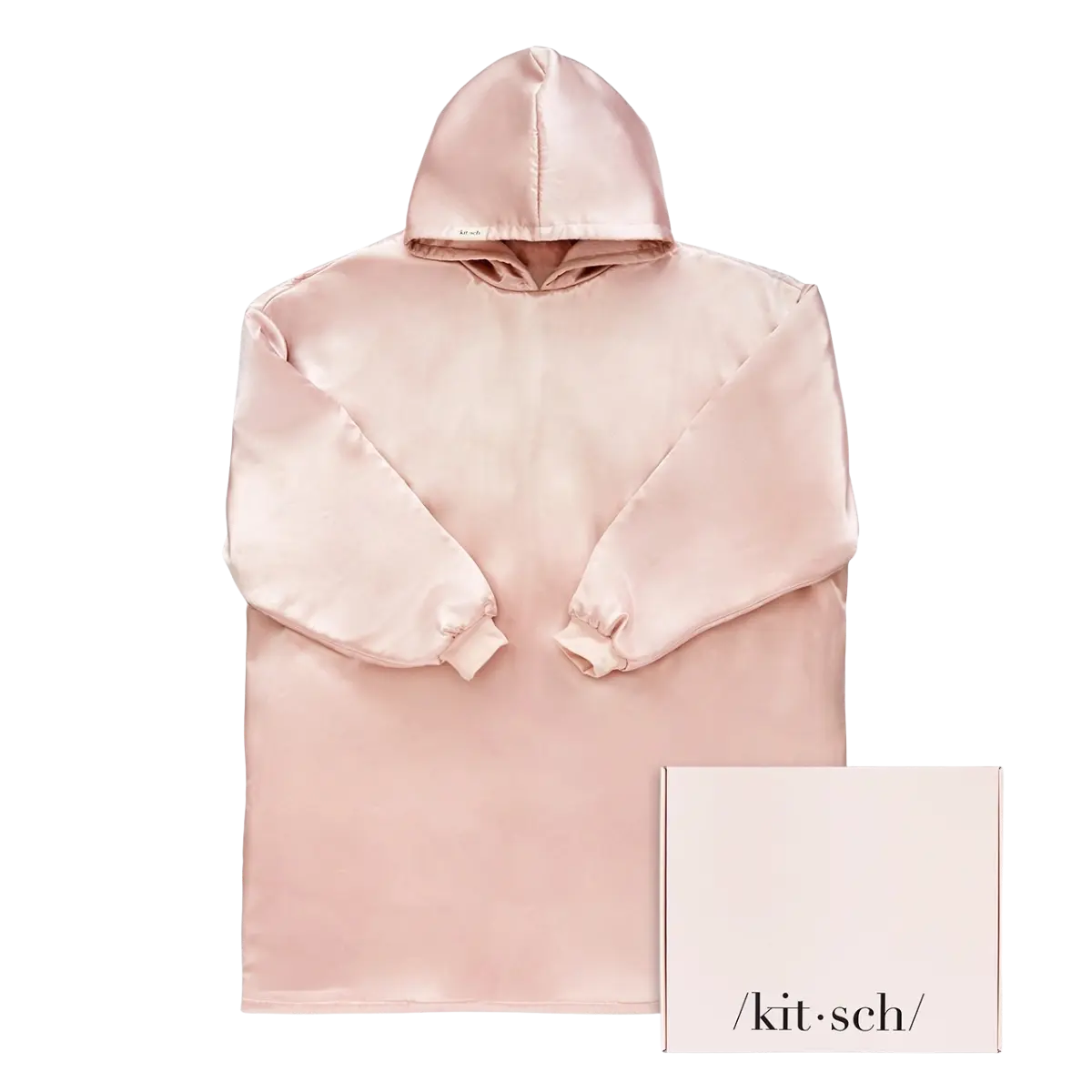 Satinhoodie Glazey Blush von Kitsch