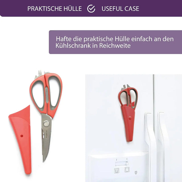 Schere multifunktional mit magentischer Hülle von Mastrad