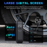 Luftpumpe A14 150PSI Elektrischer Kompressor Tragbar All-In-One Akku von Cycplus