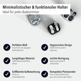 Aufsteckbürstenhalter 2er Schwarz von Qikfresh